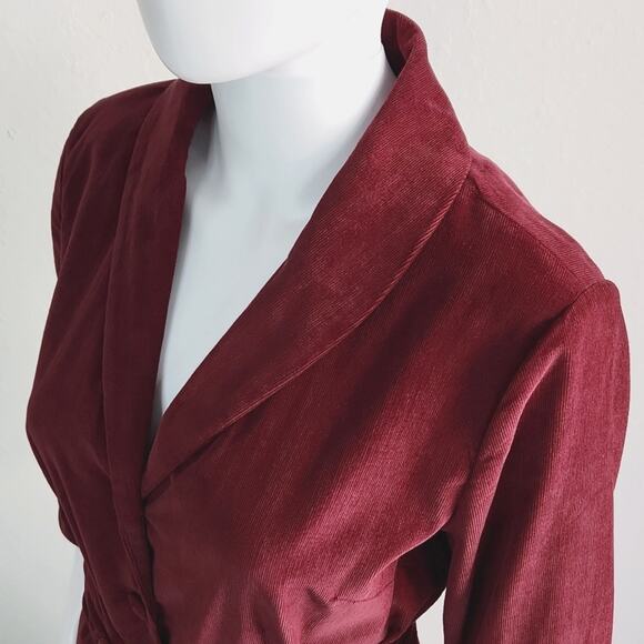 J. Peterman Corduroy Midi Dress Size 10 - Picture 5 of 12